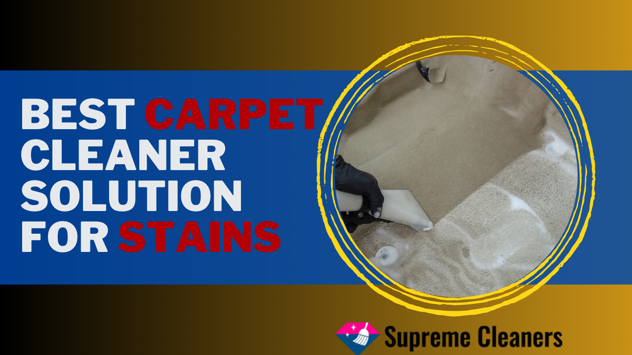 Best Carpet Cleaner Solution For Stains