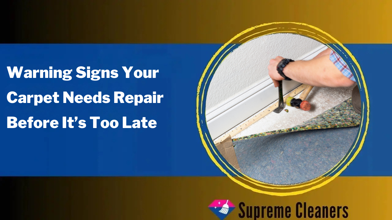 Warning Signs Your Carpet Needs Repair Before It’s Too Late